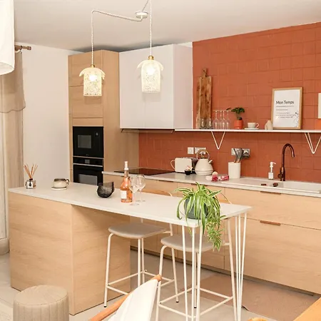 Superbe T4 Vue Et Etang, Terrasse Et Parking Apartamento