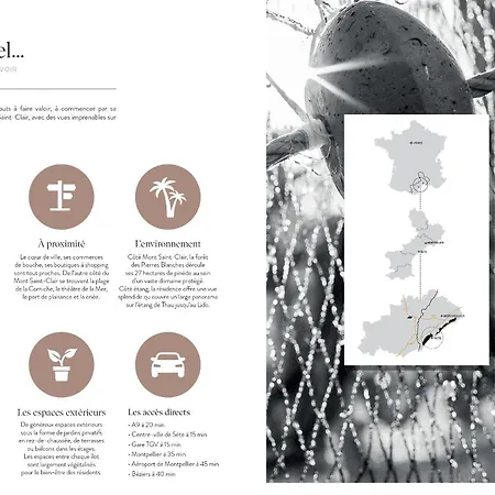 Superbe T4 Vue Et Etang, Terrasse Et Parking Sete